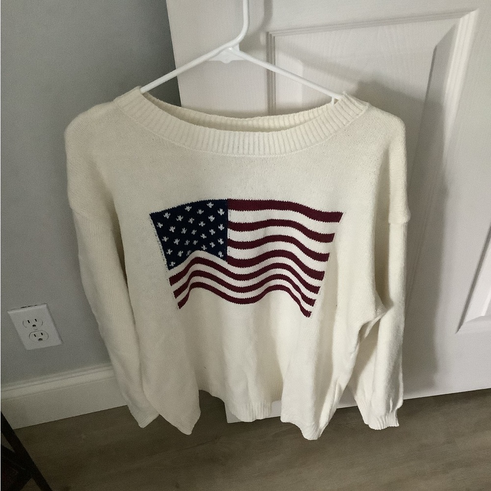 American Flag Sweater